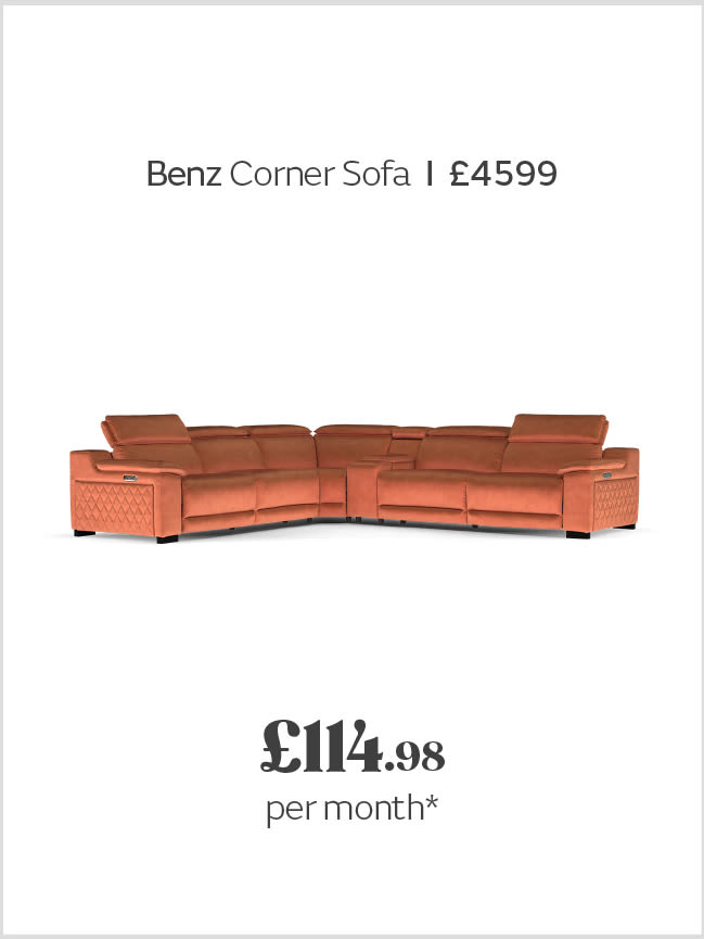 Benz corner sofa